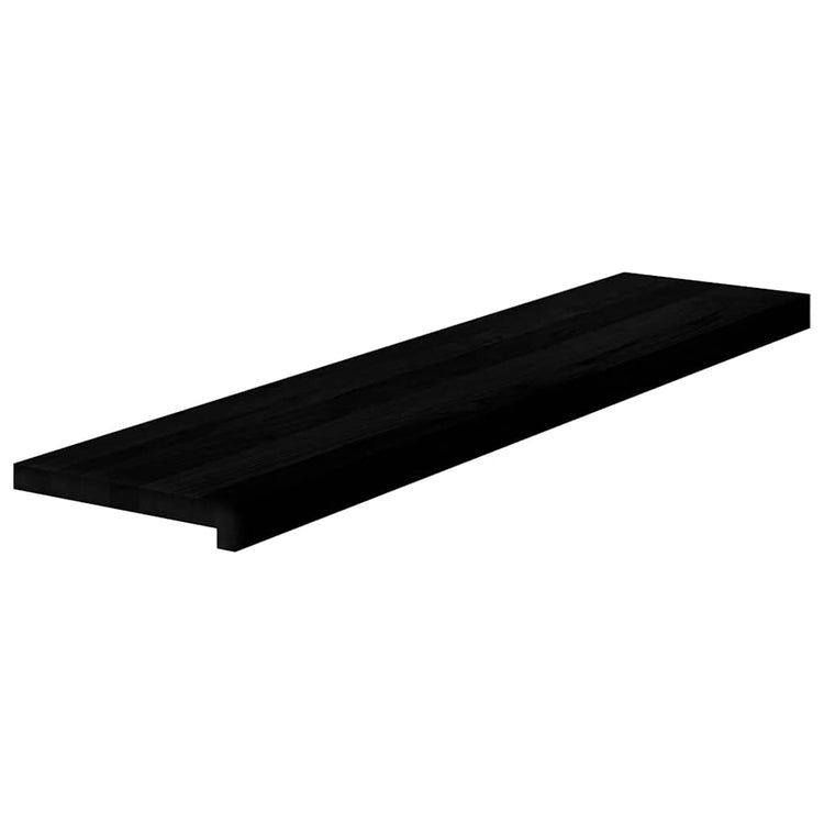Vidaxl traptreden 4 st 110x25x2 cm massief eikenhout bruin-zwart