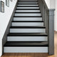 Vidaxl traptreden 4 st 90x30x2 cm massief eikenhout donkerbruin