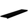 Vidaxl traptreden 2 st 120x25x2 cm massief eikenhout donkerbruin