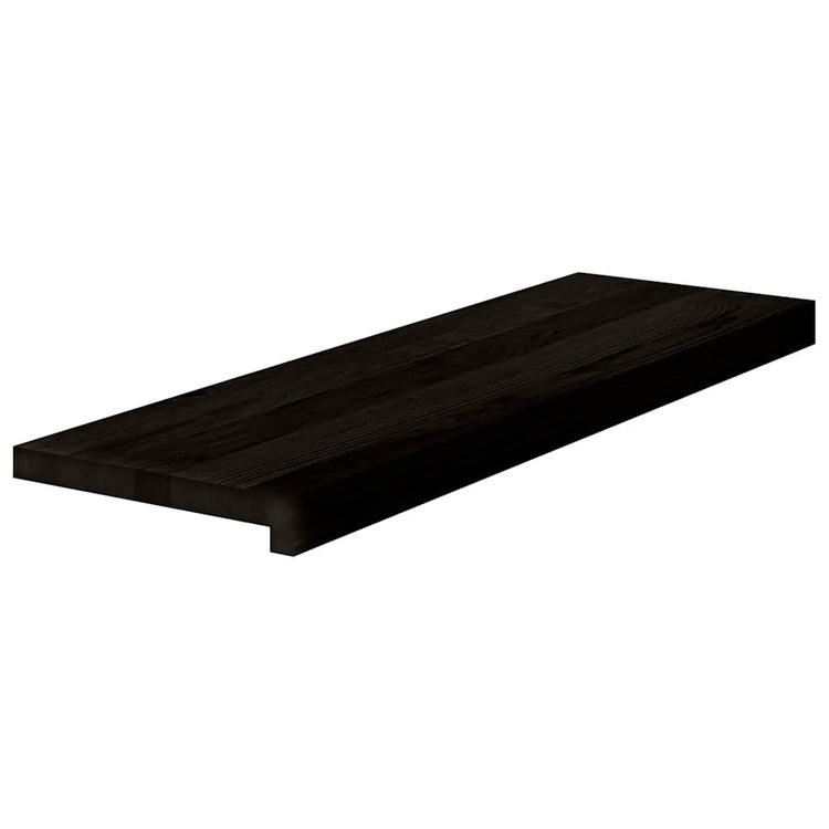 Vidaxl traptreden 2 st 80x30x2 cm massief eikenhout bruin-zwart