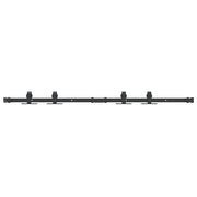 Vidaxl ophangset voor schuifdeur 122 cm koolstofstaal - afbeelding 2