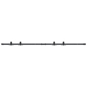Vidaxl ophangset voor schuifdeur 183 cm koolstofstaal - afbeelding 2