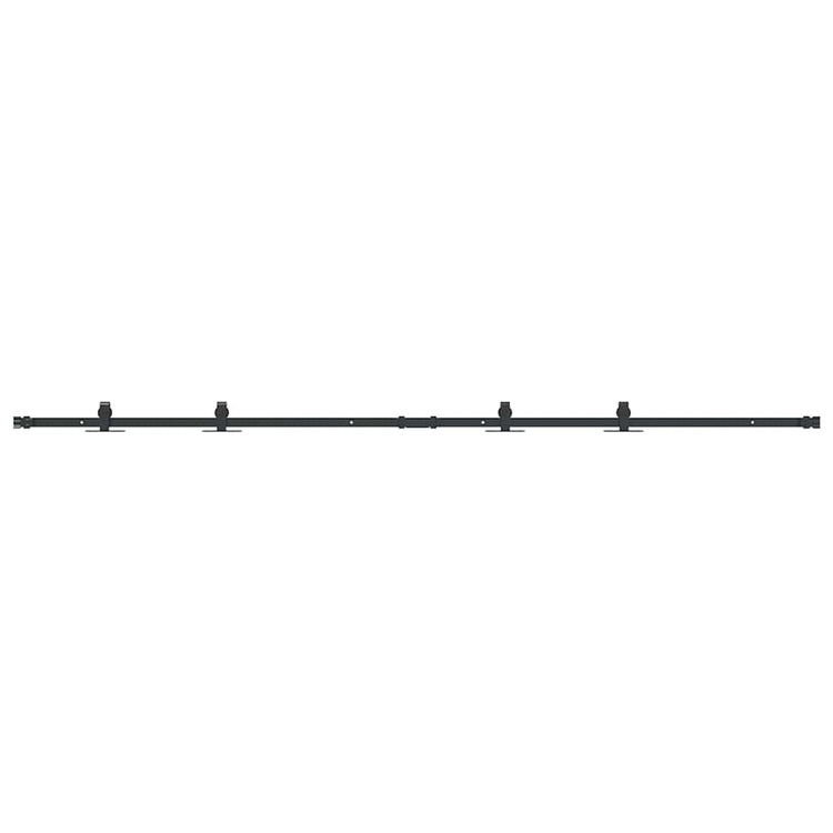 Vidaxl ophangset voor schuifdeur 213 cm koolstofstaal