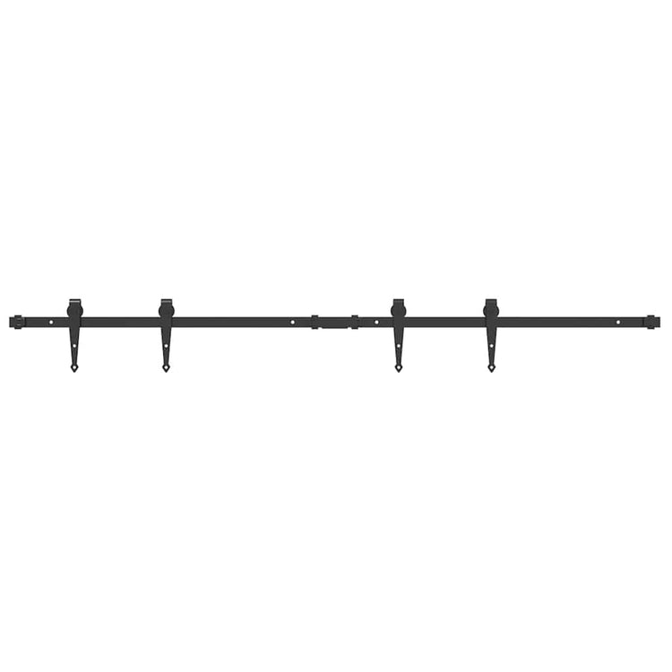 Vidaxl ophangset voor schuifdeur 152 cm koolstofstaal