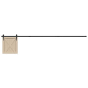 Vidaxl ophangset voor schuifdeur 244 cm koolstofstaal - afbeelding 1