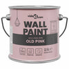 Vidaxl muurverf roze 2,5 l wandprint
