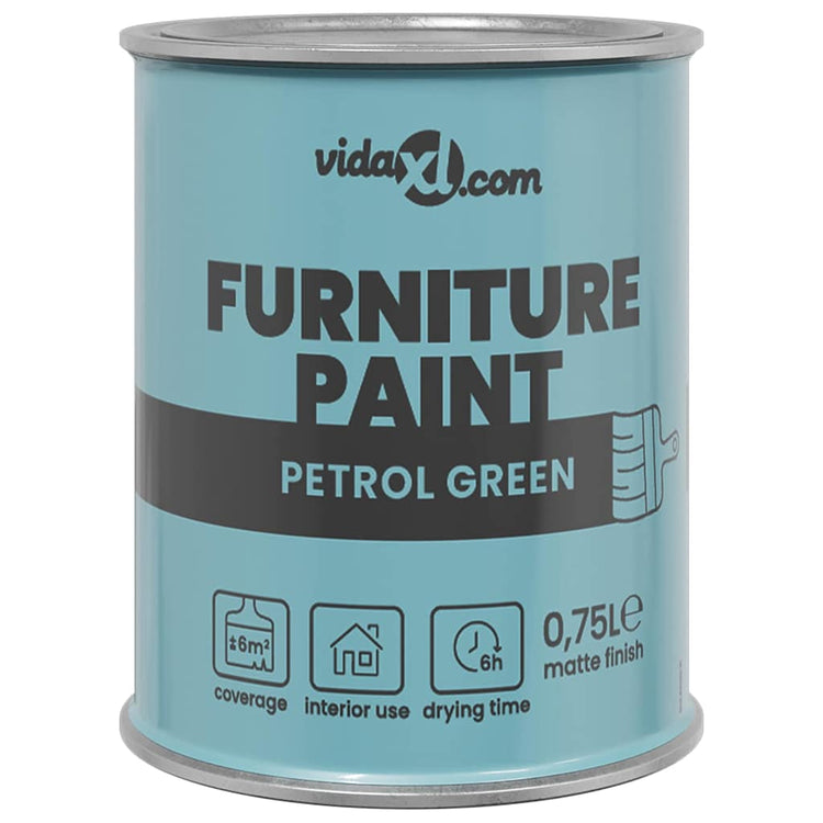 Vidaxl meubelverf groen 0,75 l wandprint