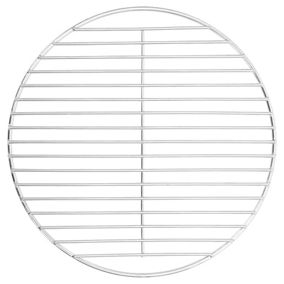 Vidaxl barbecuerooster rond ø34,5 cm 304 roestvrij staal