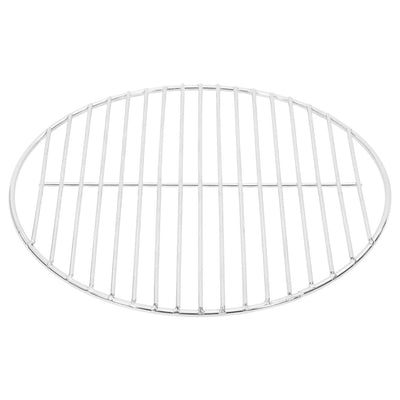 Vidaxl barbecuerooster rond ø34,5 cm 304 roestvrij staal