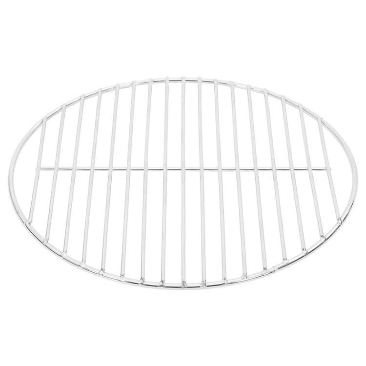 Vidaxl barbecuerooster rond ø34,5 cm 304 roestvrij staal