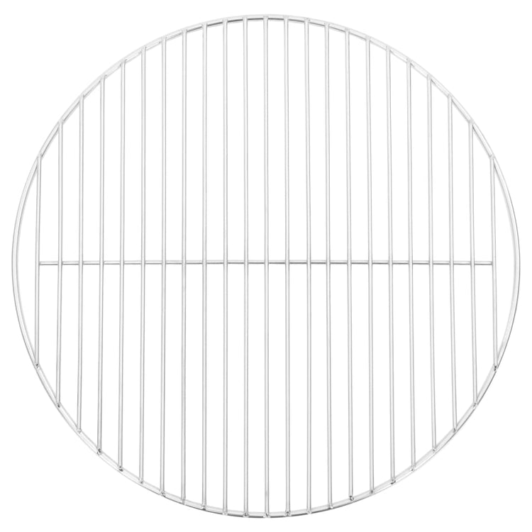 Vidaxl barbecuerooster rond ø44,5 cm 304 roestvrij staal