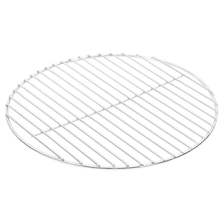 Vidaxl barbecuerooster rond ø37 cm 304 roestvrij staal