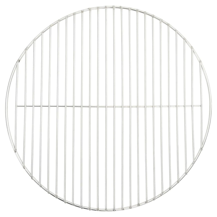Vidaxl barbecuerooster rond ø47 cm 304 roestvrij staal