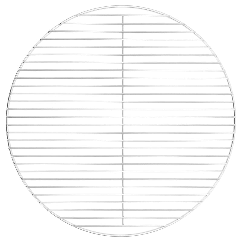 Vidaxl barbecuerooster rond ø54 cm 304 roestvrij staal