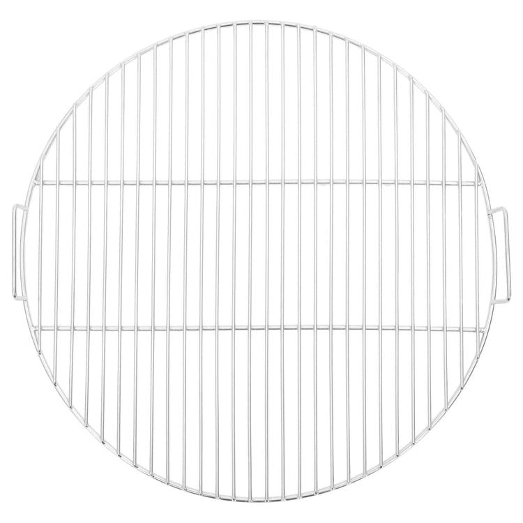 Vidaxl barbecuerooster met handgrepen rond ø54 cm 304 roestvrij staal