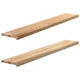 Vidaxl vensterbanken 2 st onbehandeld 160x30x2 cm massief eikenhout