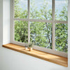 Vidaxl vensterbanken 2 st 160x25x2 cm massief eikenhout lichtbruin