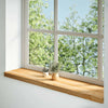 Vidaxl vensterbanken 2 st 120x30x2 cm massief eikenhout lichtbruin