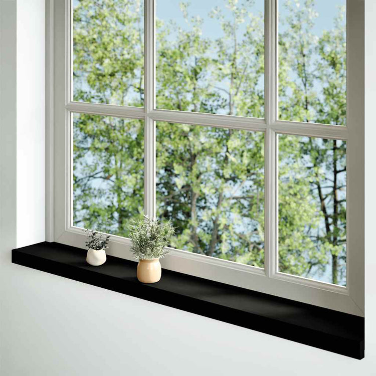 Vidaxl vensterbanken 2 st 110x15x2 cm massief eikenhout donkerbruin