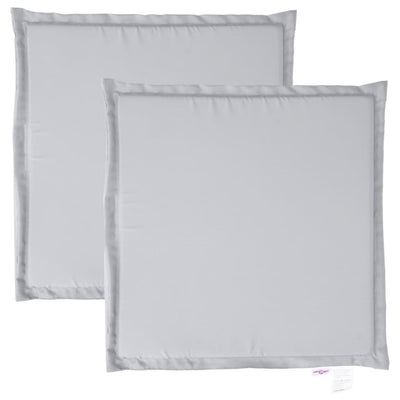 Vidaxl tuinzitkussens 2 st vierkant 45x45x2 cm lichtgrijs