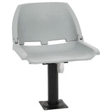 Vidaxl 2-delige bootstoelenset inklapbaar 48x51x41 cm grijs - afbeelding 1