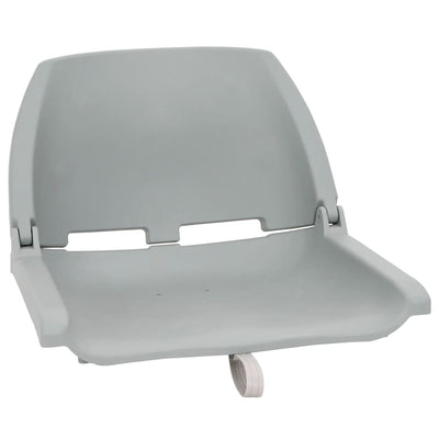Vidaxl 2-delige bootstoelenset inklapbaar 48x51x41 cm grijs