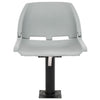 Vidaxl 2-delige bootstoelenset inklapbaar 48x51x41 cm grijs