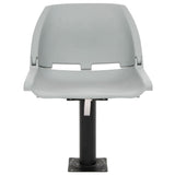 Vidaxl 2-delige bootstoelenset inklapbaar 48x51x41 cm grijs - afbeelding 3