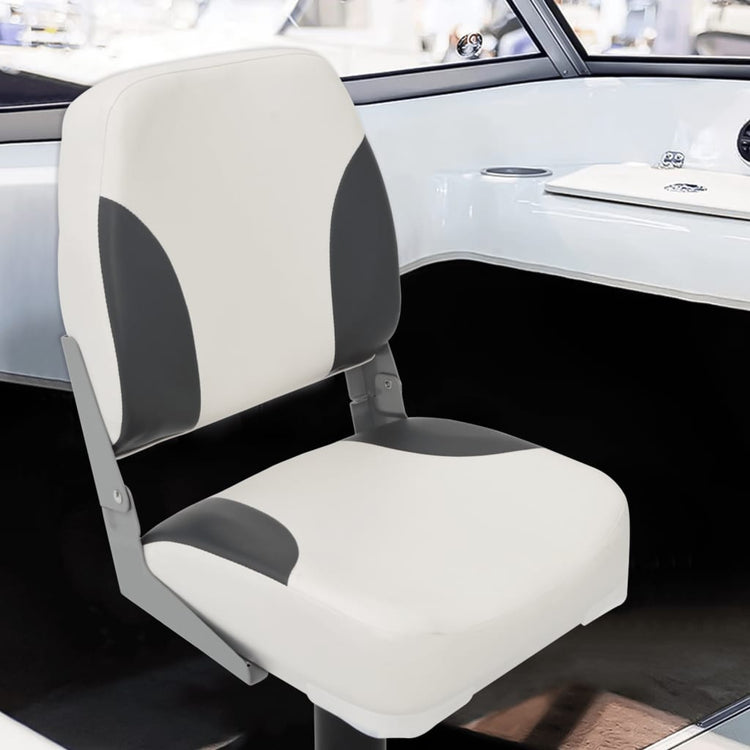 Vidaxl bootstoelen 2 st inklapbaar met hoge rugleuning 41x36x48 cm