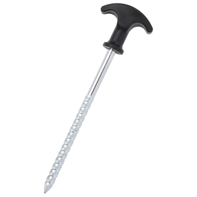 Vidaxl tentharingen 24 st ø7 mm 17 cm gegalvaniseerd staal