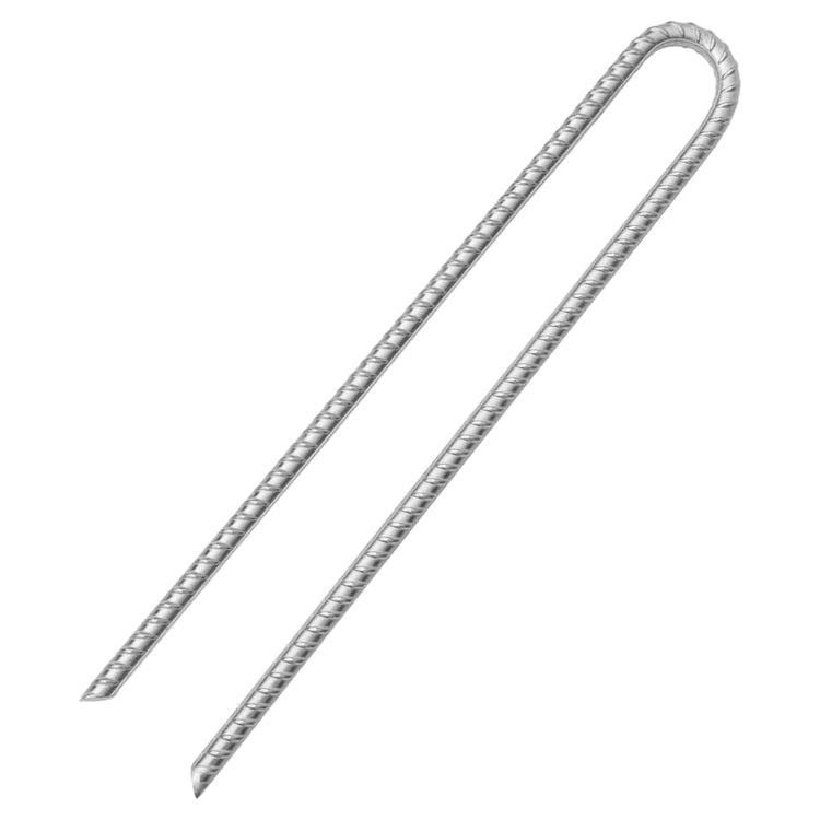 Vidaxl tentharingen 6 st u-vormig ø13 mm 41,5 cm gegalvaniseerd staal