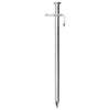Vidaxl tentharingen 24 st 8 mm 19,5 cm gegalvaniseerd staal