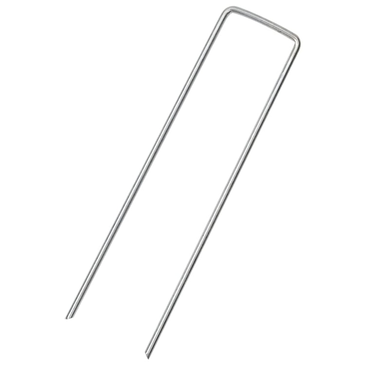 Vidaxl grondharingen 25 st u-vormig 15x3,5 cm gegalvaniseerd staal