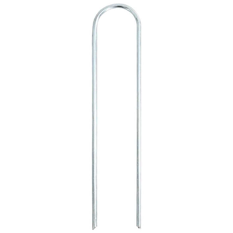 Vidaxl grondharingen 25 st u-vormig 20x3,5 cm gegalvaniseerd staal