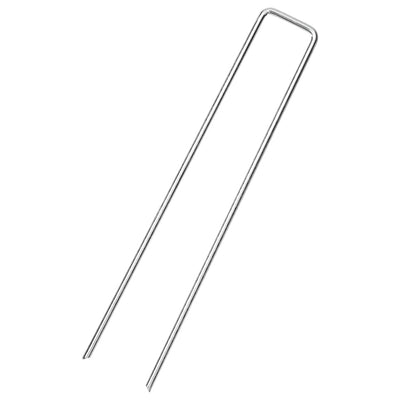Vidaxl grondharingen 50 st u-vormig 20x3,5 cm gegalvaniseerd staal
