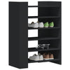Vidaxl schoenenkast 74,5x37,5x100 cm bewerkt hout zwart