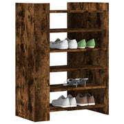Vidaxl schoenenkast 74,5x37,5x100 cm bewerkt hout gerookt eikenkleurig - afbeelding 3