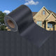 Vidaxl tuin privacyschermen 70 x 0,19 m pvc donkergrijs