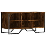 Vidaxl schoenenkast 90x38x45,5 cm bewerkt hout gerookt eikenkleurig - afbeelding 2