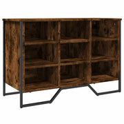 Vidaxl schoenenkast 90x38x61,5 cm bewerkt hout gerookt eikenkleurig - afbeelding 2