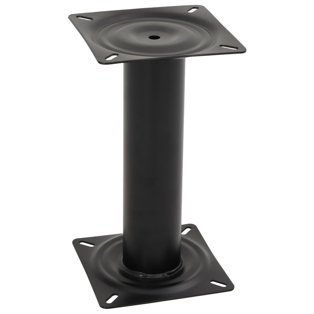 Vidaxl bootstoelpoot 33 cm staal zwart