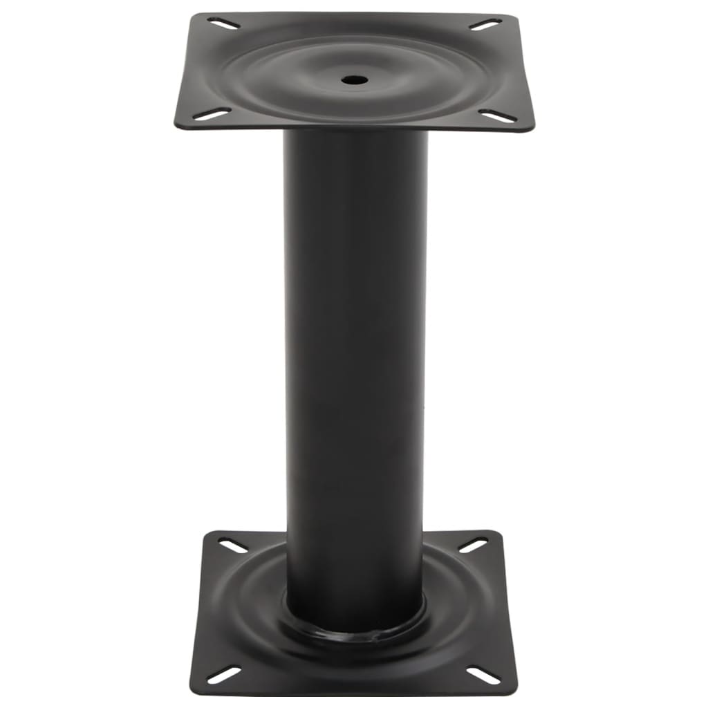 Vidaxl bootstoelpoot 33 cm staal zwart