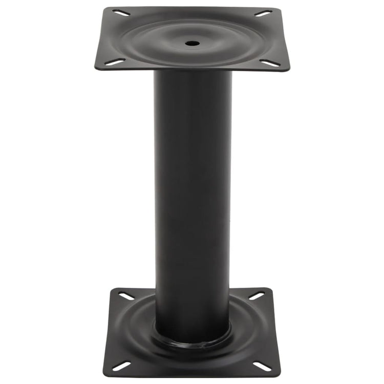 Vidaxl bootstoelpoot 33 cm staal zwart