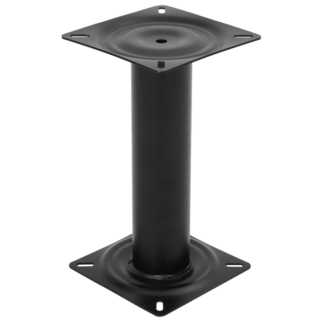 Vidaxl bootstoelpoot 33 cm staal zwart