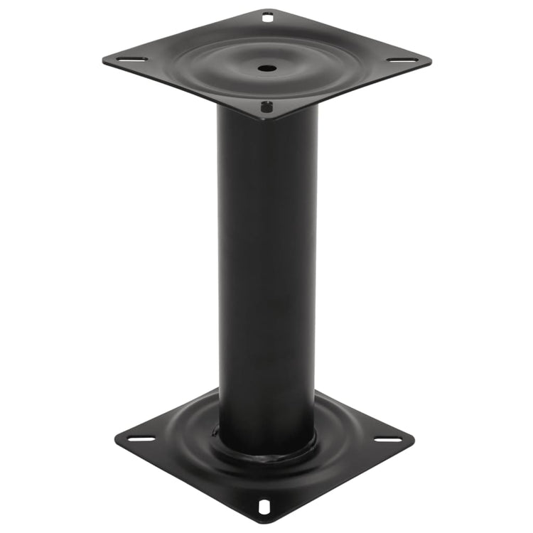 Vidaxl bootstoelpoot 33 cm staal zwart