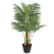 Vidaxl kunstpalmboom met 3 stammen 85 cm polypropeen groen