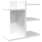 Vidaxl bureau organiser 42x21,5x42 cm bewerkt hout wit - afbeelding 2