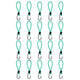 Vidaxl spanelastieken met haken 20 st 15 cm