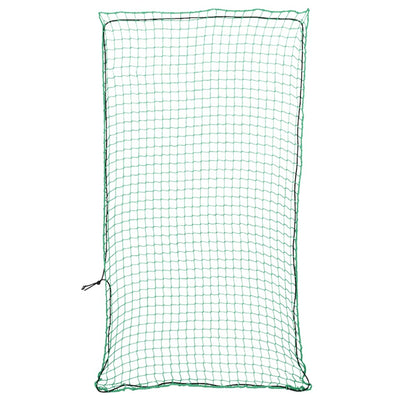 Vidaxl aanhangwagennet elastisch touw 7x3,5 m polypropeen groen