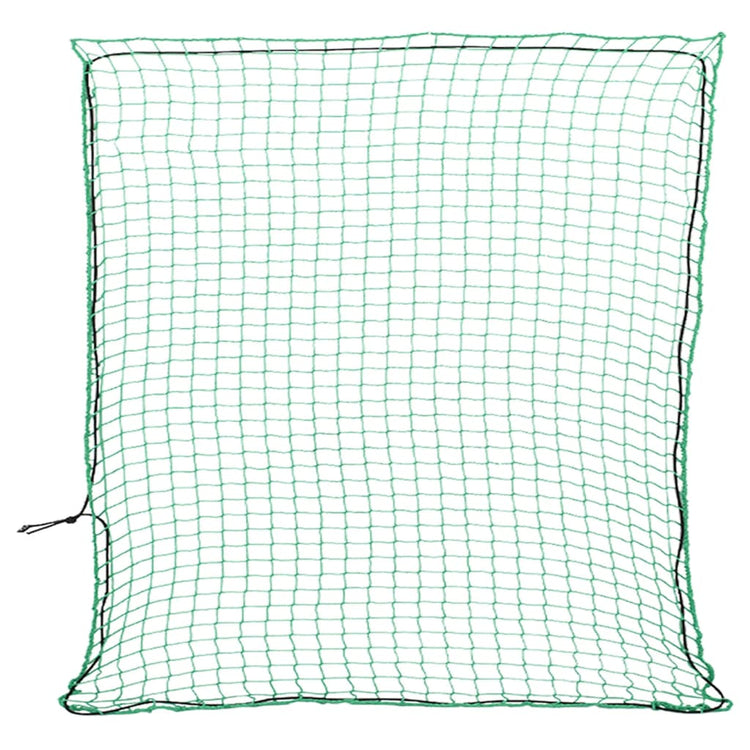 Vidaxl aanhangwagennet elastisch touw 4x4 m polypropeen groen
